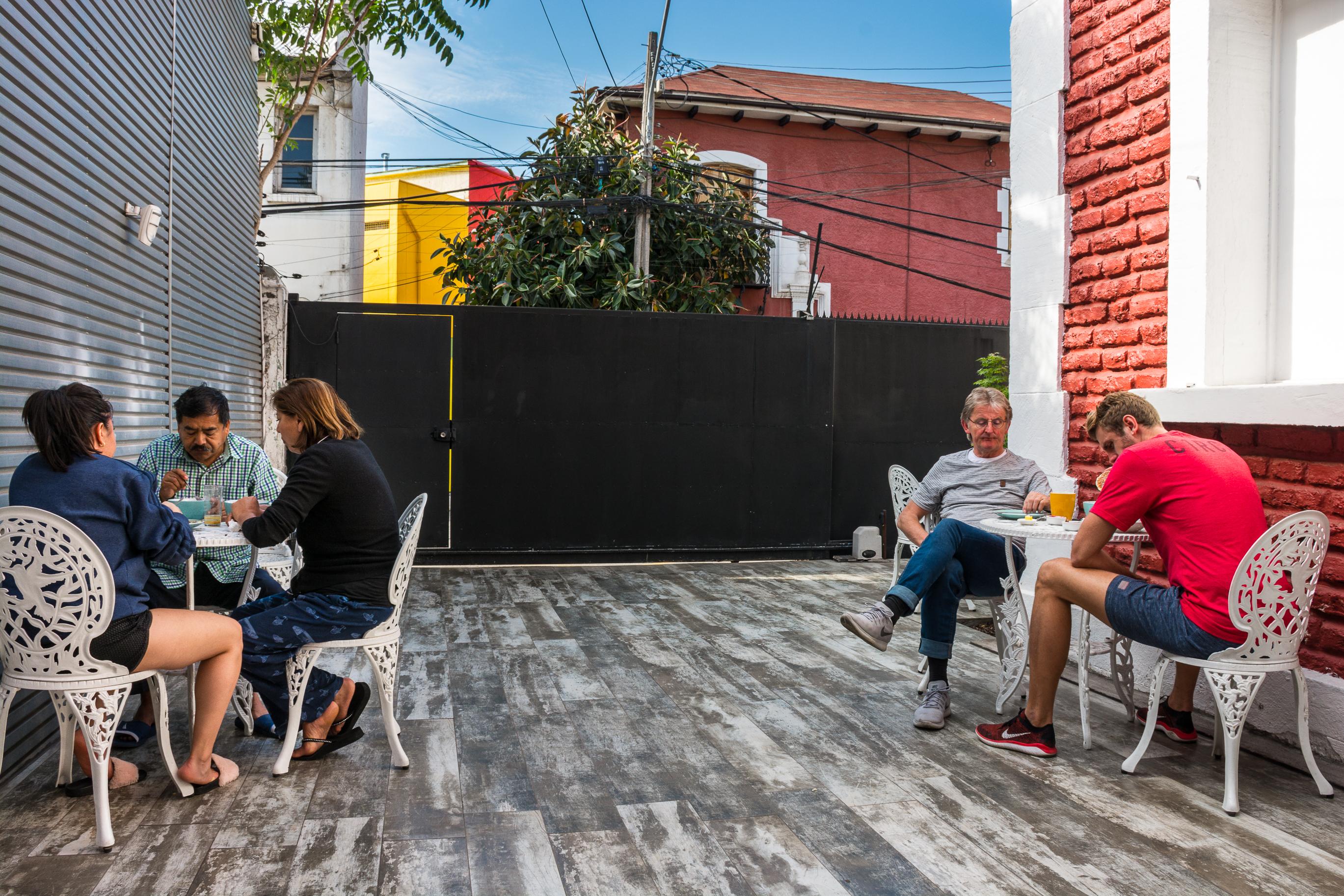 Hostal Casa Aborigen Сантьяго Экстерьер фото